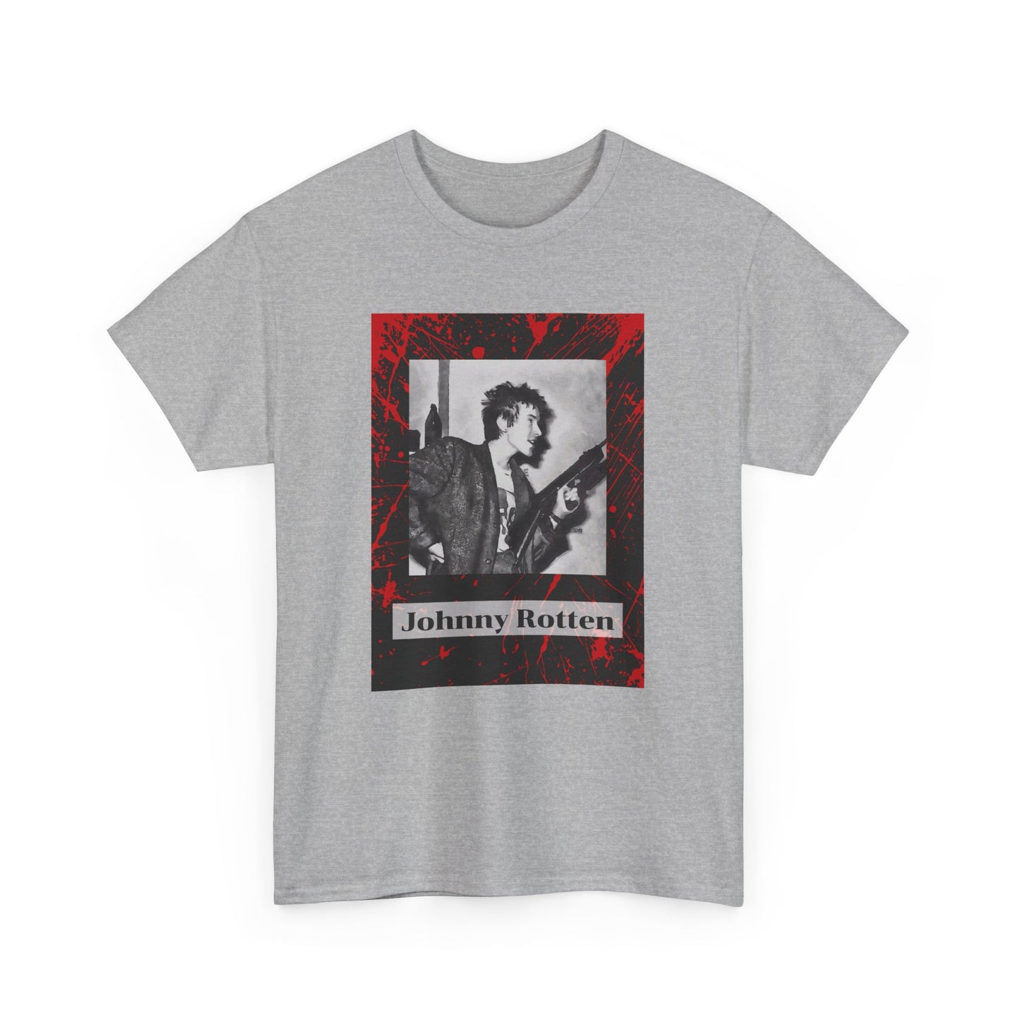 JOHNNY ROTTEN UNISEX HEAVYWEIGHT TEE SHIRT