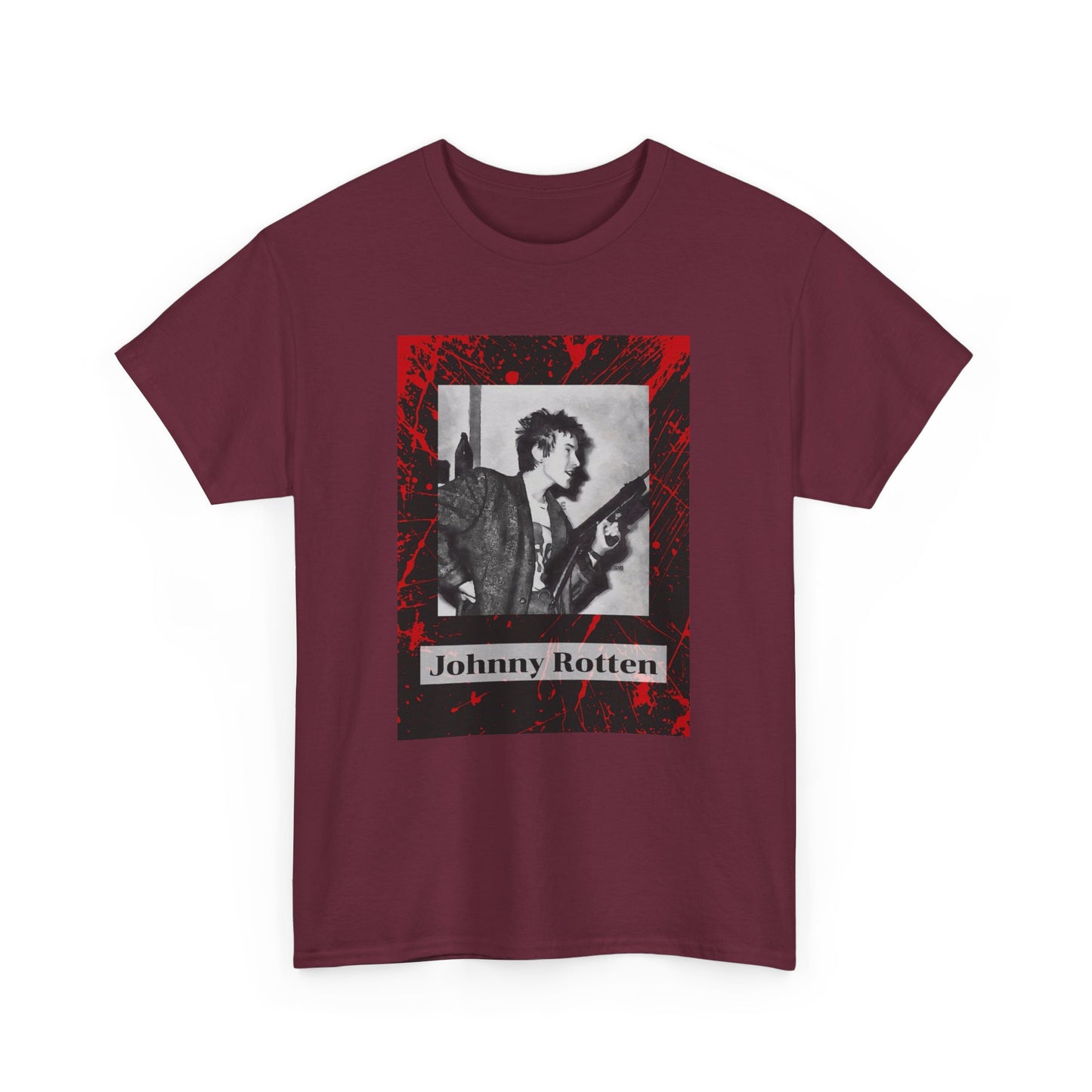 JOHNNY ROTTEN UNISEX HEAVYWEIGHT TEE SHIRT