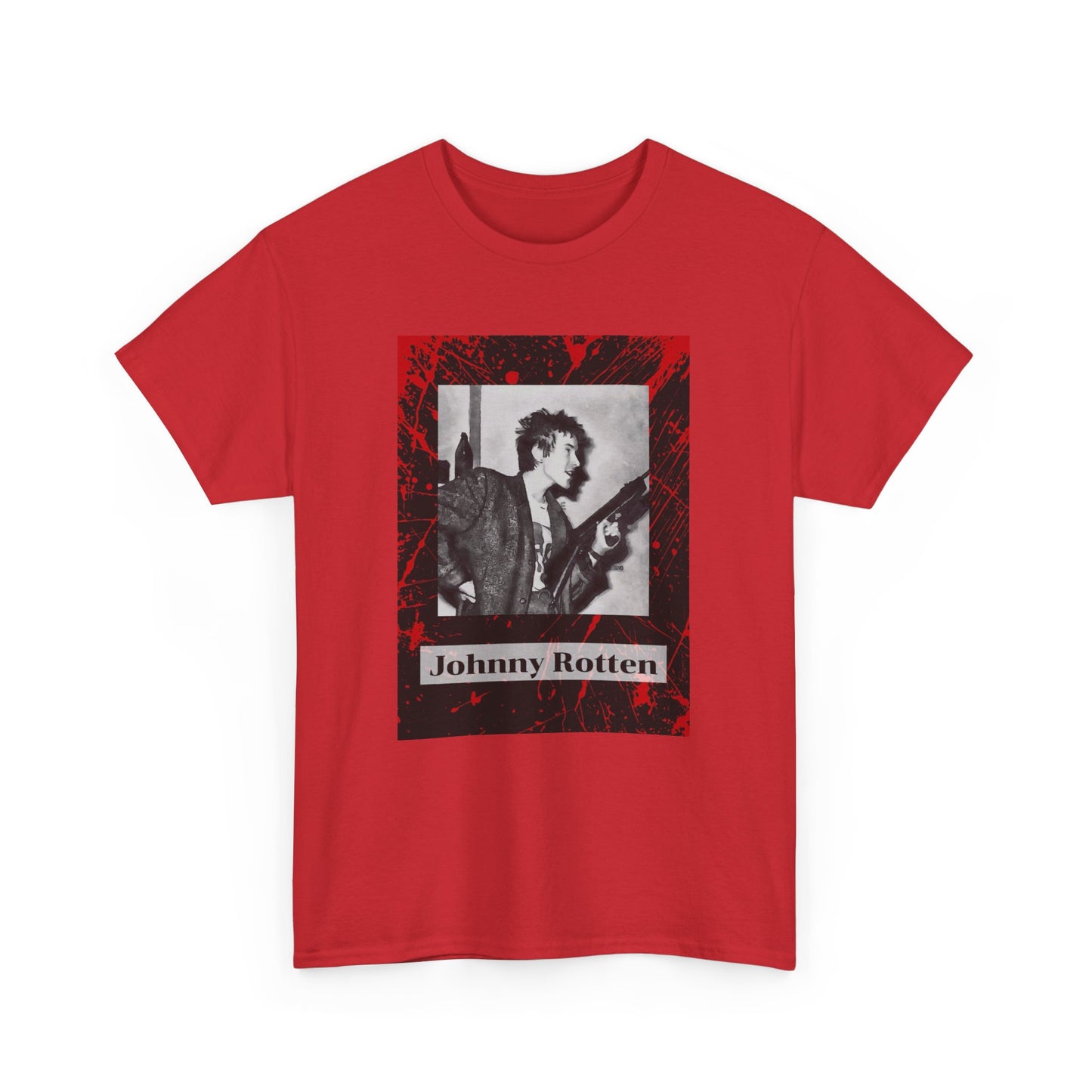 JOHNNY ROTTEN UNISEX HEAVYWEIGHT TEE SHIRT