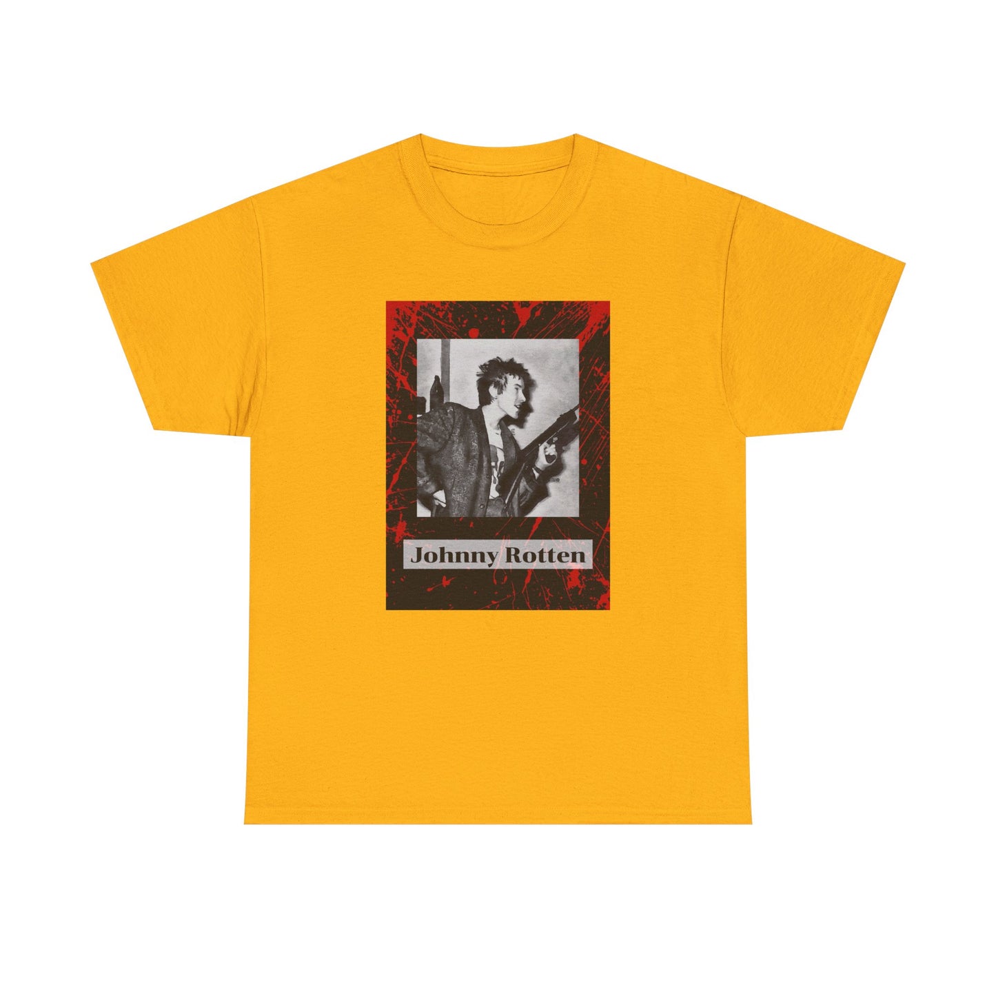 JOHNNY ROTTEN UNISEX HEAVYWEIGHT TEE SHIRT