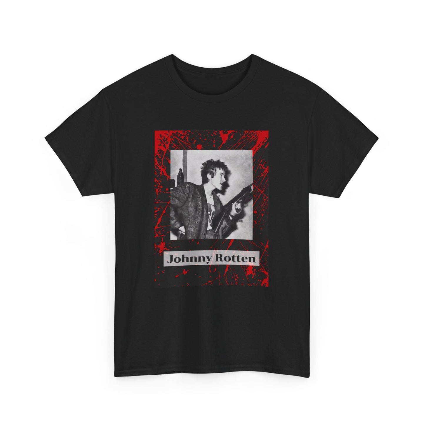 JOHNNY ROTTEN UNISEX HEAVYWEIGHT TEE SHIRT
