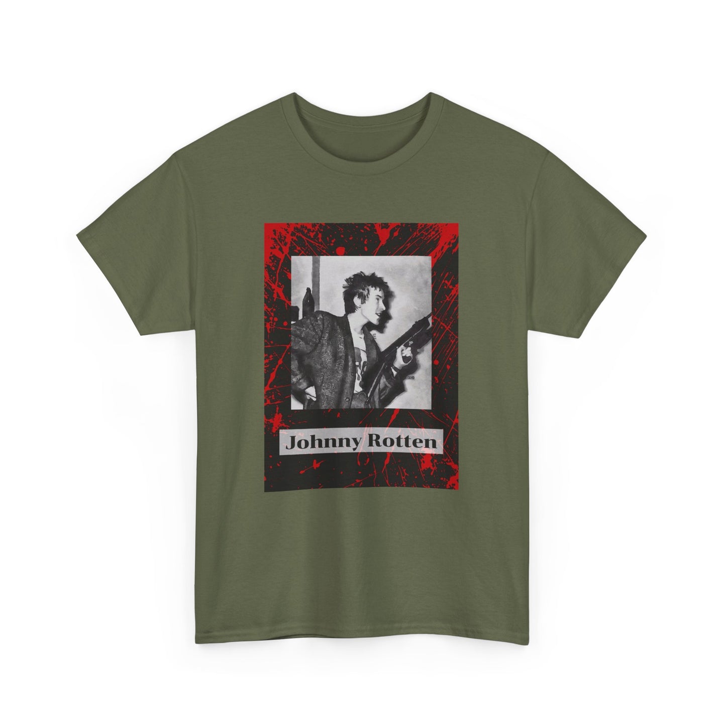 JOHNNY ROTTEN UNISEX HEAVYWEIGHT TEE SHIRT