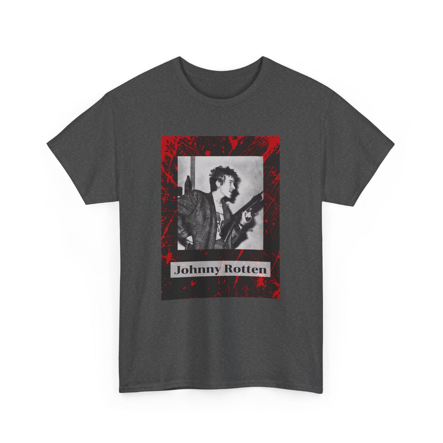 JOHNNY ROTTEN UNISEX HEAVYWEIGHT TEE SHIRT