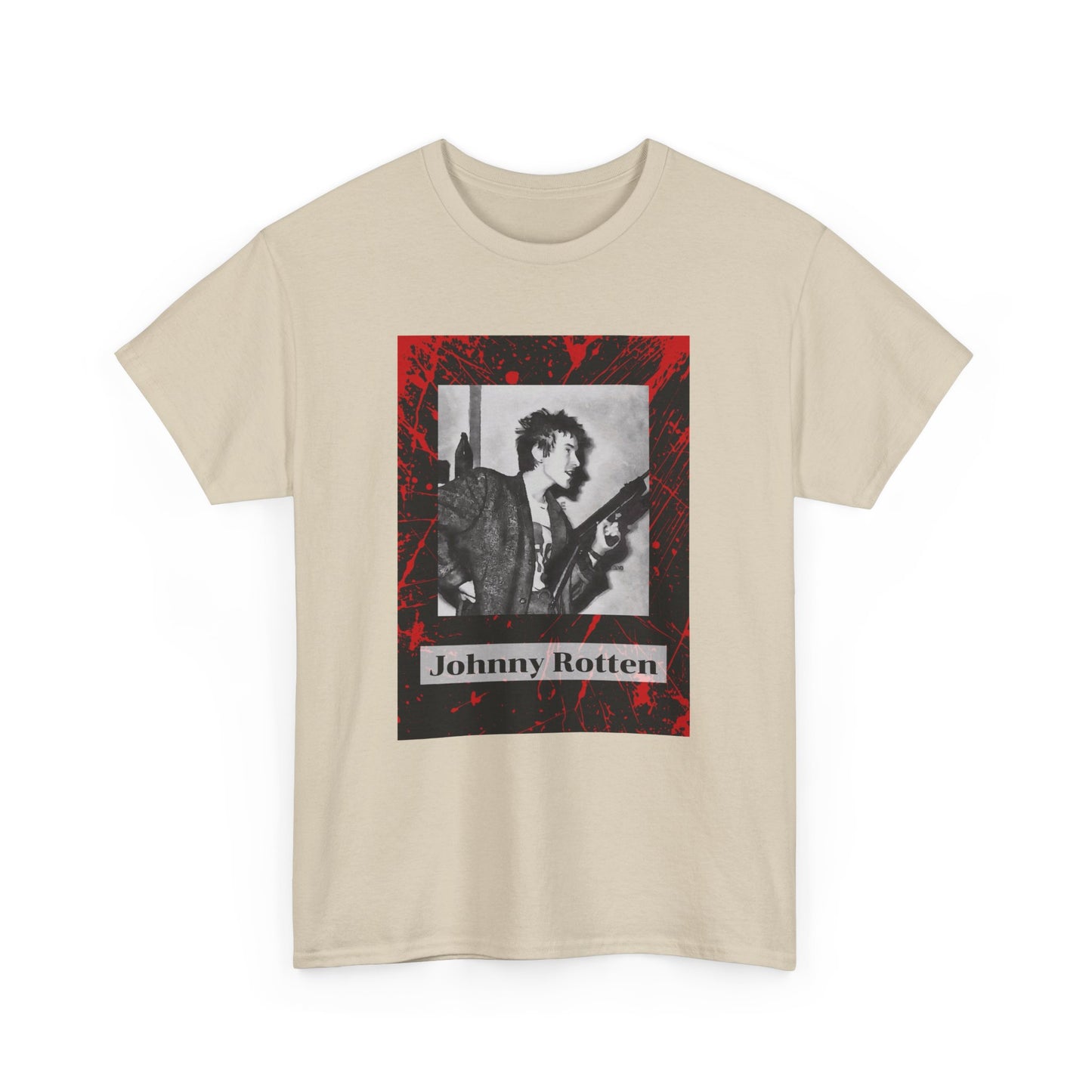 JOHNNY ROTTEN UNISEX HEAVYWEIGHT TEE SHIRT