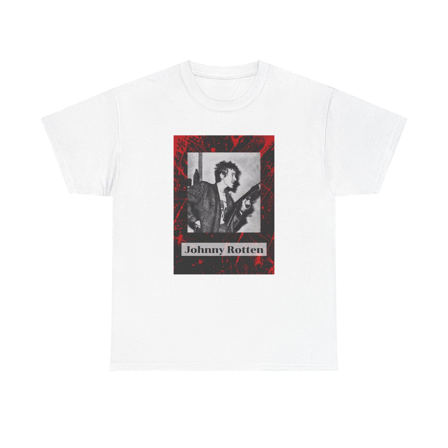 JOHNNY ROTTEN UNISEX HEAVYWEIGHT TEE SHIRT