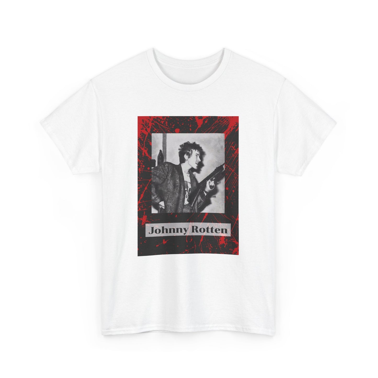 JOHNNY ROTTEN UNISEX HEAVYWEIGHT TEE SHIRT