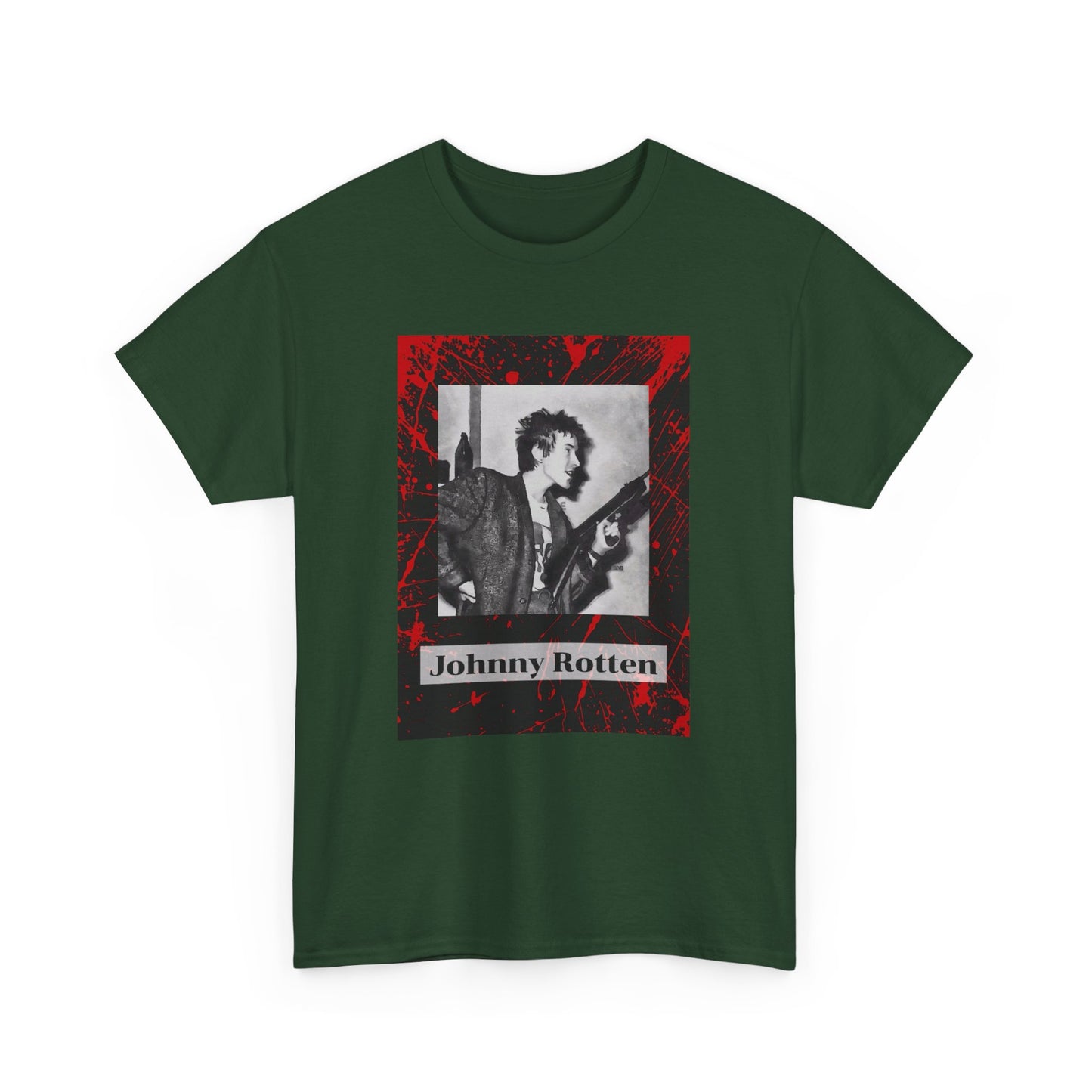 JOHNNY ROTTEN UNISEX HEAVYWEIGHT TEE SHIRT