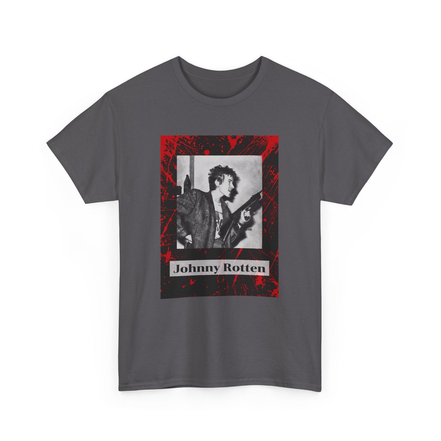 JOHNNY ROTTEN UNISEX HEAVYWEIGHT TEE SHIRT