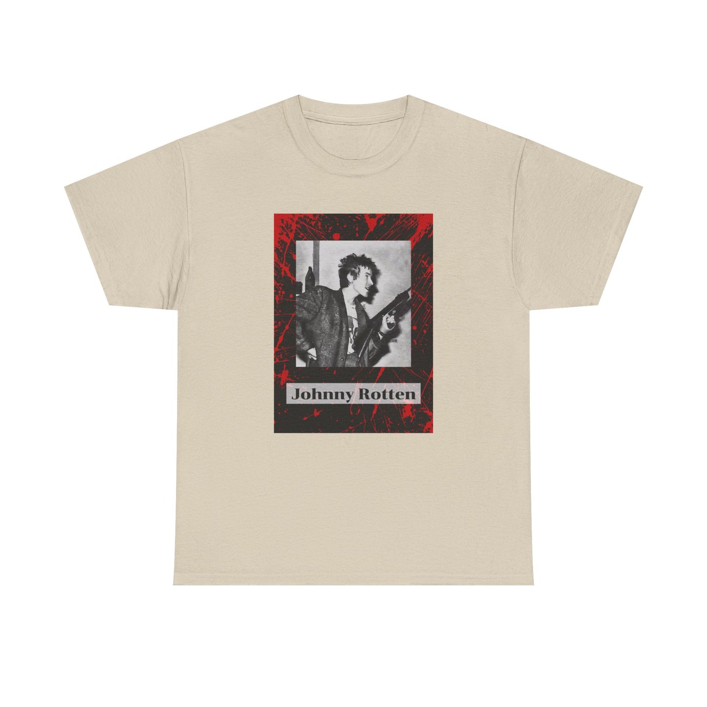 JOHNNY ROTTEN UNISEX HEAVYWEIGHT TEE SHIRT