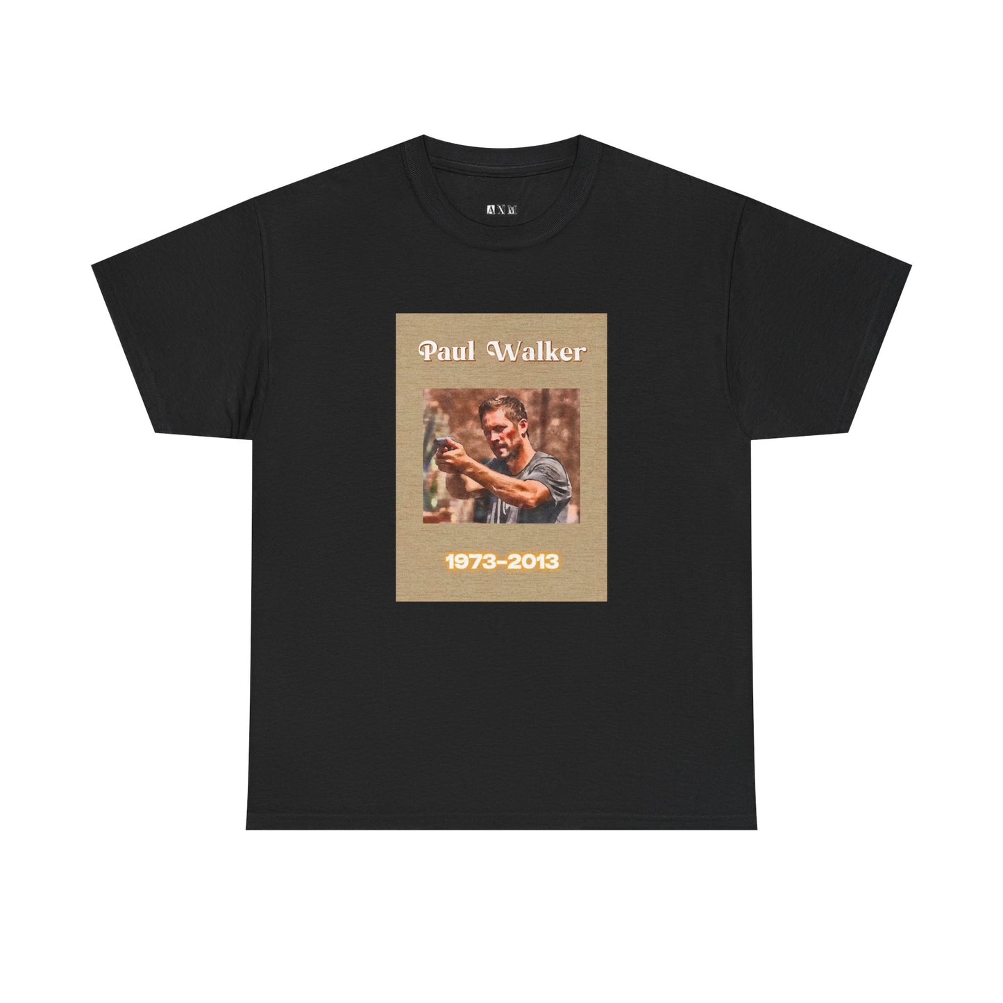 Paul Walker unisex heavyweight tee shirt featuring a bold action portrait and also his years of life. This shirt is more than fashion—it’s a statement of legacy, speed, and spirit. Wear it proudly and carry on his memory with timeless style.