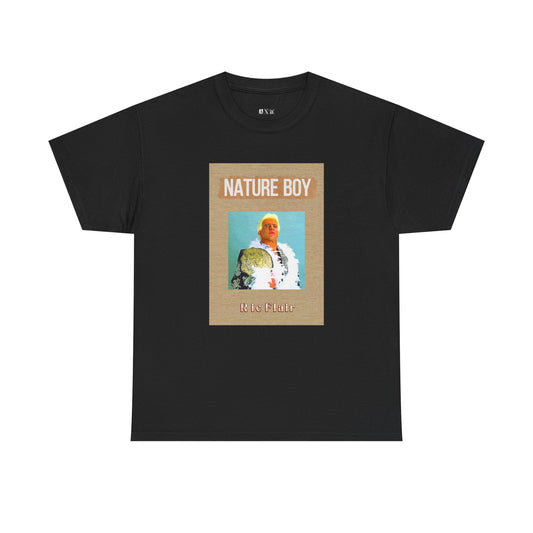 Ric Flair unisex heavyweight tee shirt celebrating the “Nature Boy” in all of his legendary glory. A tribute to charisma, style, and championship swagger, this shirt is pure flair for any professional wrestling fans. Wooooo!!!