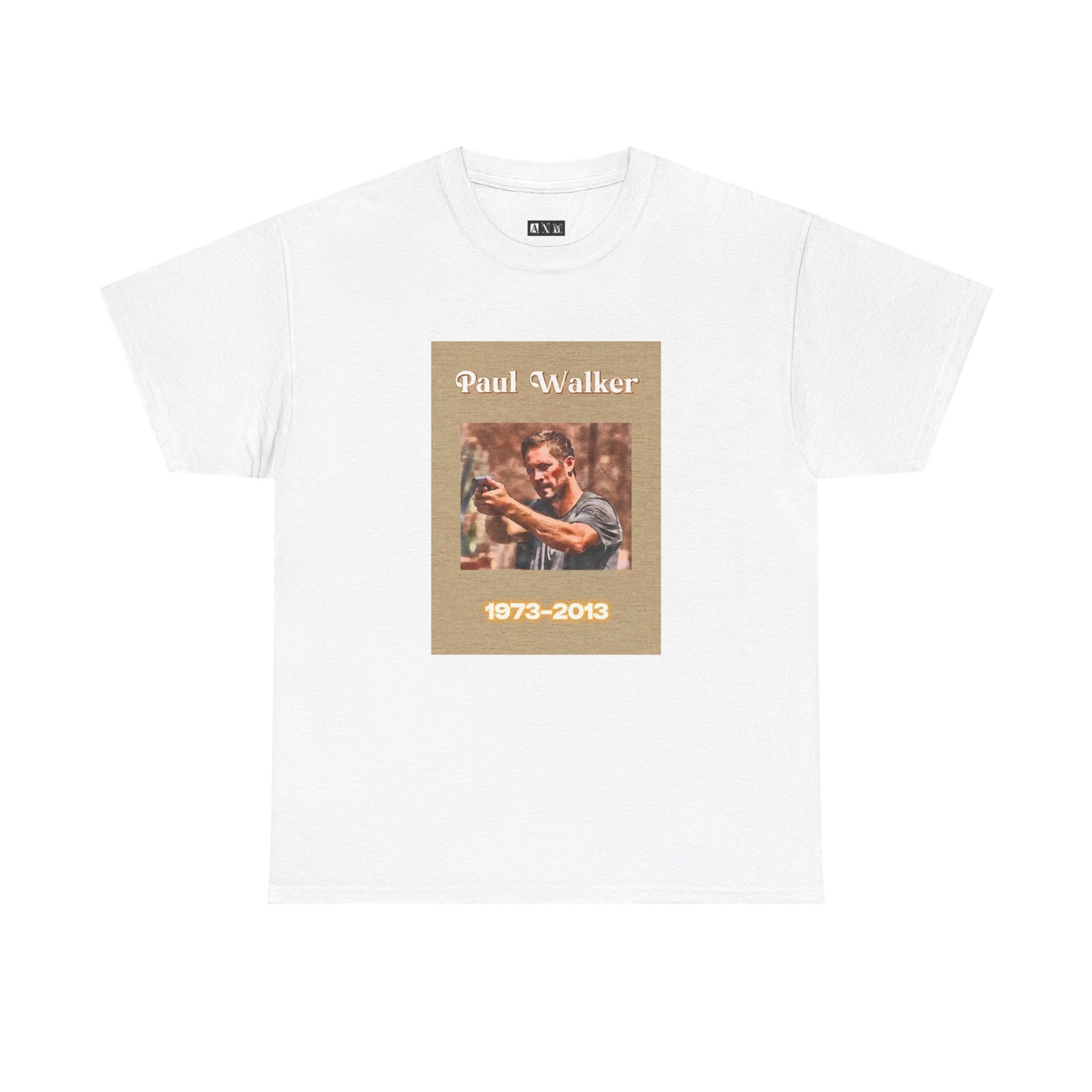 Paul Walker unisex heavyweight tee shirt featuring a bold action portrait and also his years of life. This shirt is more than fashion—it’s a statement of legacy, speed, and spirit. Wear it proudly and carry on his memory with timeless style.